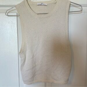 Double Zero Crop Sweater Tank